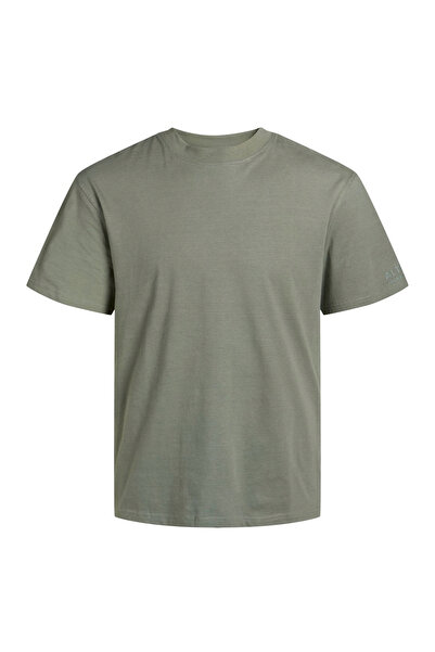 Jack & Jones Yuvarlak Yaka Haki Erkek T-Shirt JCOALTITUDE TEE SS CREW NECK
