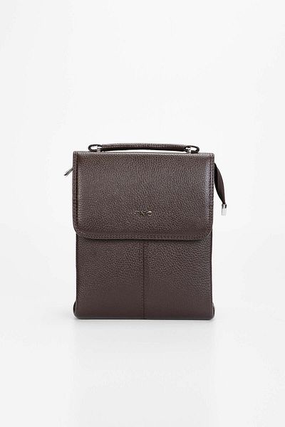 Tamer Tanca Men's Brown Genuine Leather Handbag