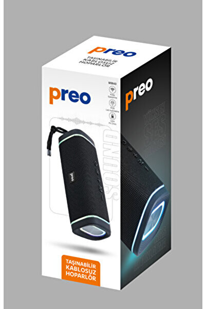 Preo Mm40 Kablosuz Taşınabilir Siyah Hoparlör