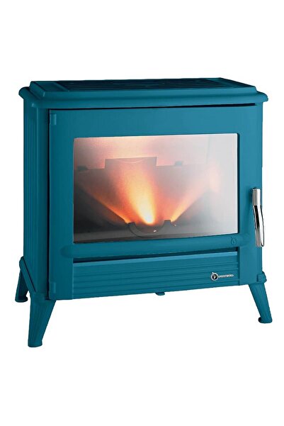 Invıcta Invicta Döküm Odun Sobası Modena Akdeniz Mavisi 9175 43