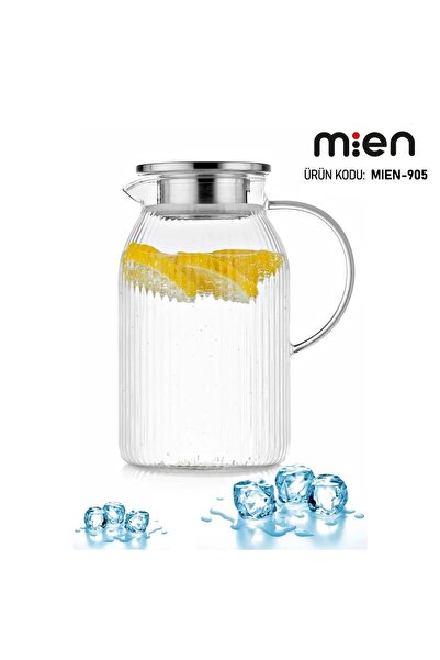 MİEN Mien Borosilikat Cam Sürahi 1.8lt