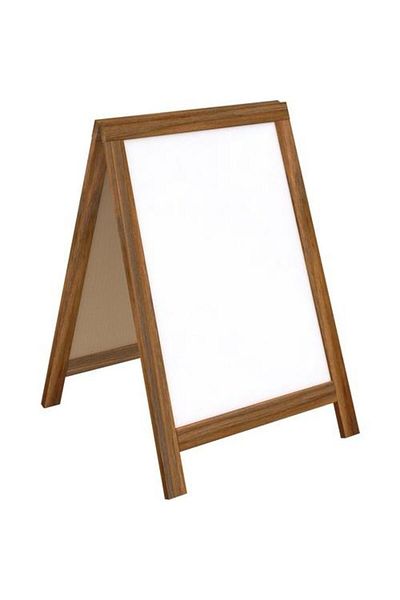 Panda 60x85 White Wooden Roof Type Blackboard - PAN328