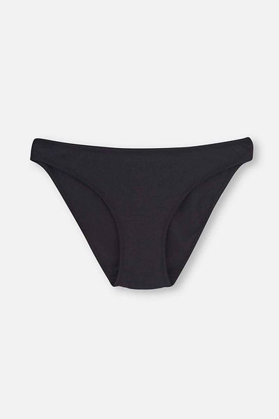 Dagi Schwarzes 3-teiliges, spurloses Slip-Höschen für Damen mit niedriger Taille