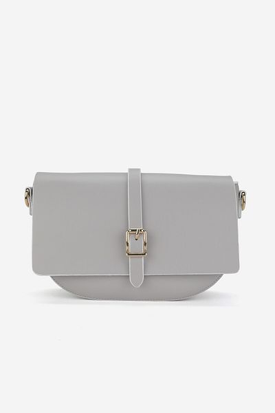 TUNAELLİ WOMEN'S GREY COVER ADJUSTABLE CROSSBODY BAGET BAG