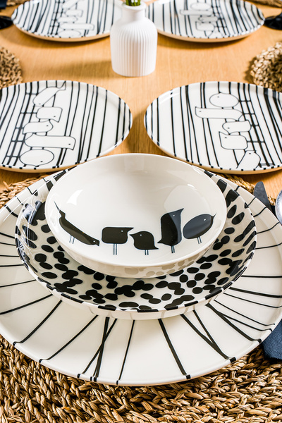 ChiChi HOME Nido Mounta 24 Parça 6 Kişilik Porselen Yemek Seti