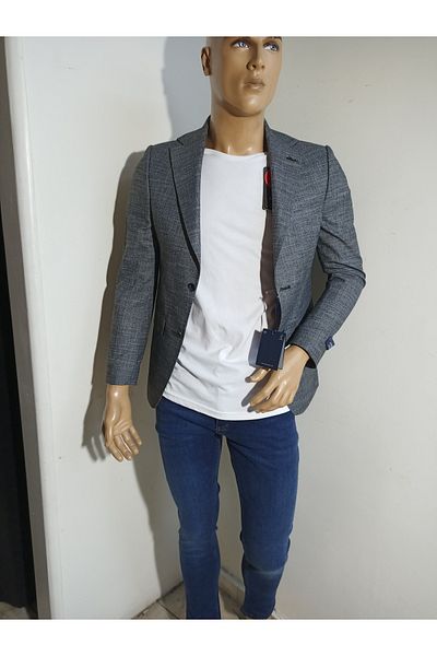 PİSANO Jachetă sport slim-fit cu jumătate de căptușeală