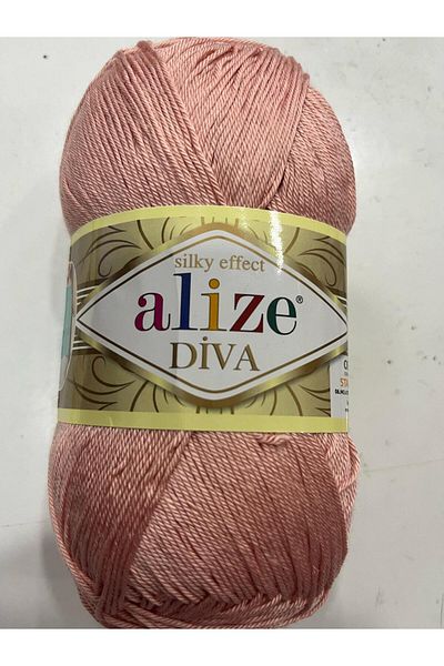 Alize Diva 648 - Ανοιχτό Ροζ Σκόνη 100% Μικροΐνες Ακρυλικό 100g Μονό