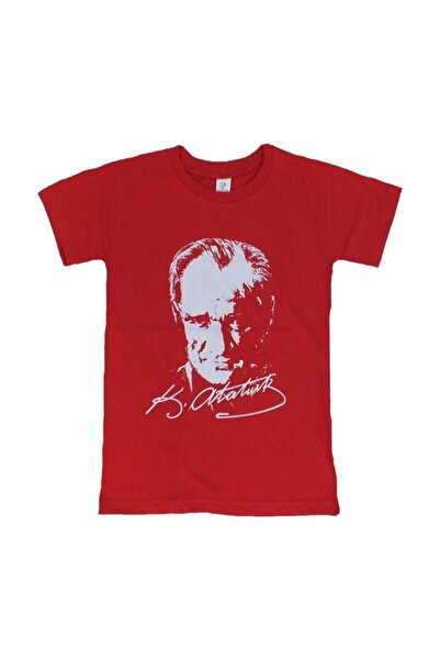 trenddünya Unisex Cotton Short Sleeve Signed Ataturk Printed T-shirt
