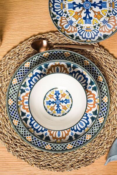 ChiChi HOME Majesty Neo 24 Parça 6 Kişilik Porselen Yemek Seti