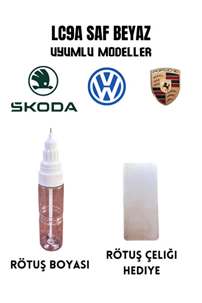 DUXONE Rötuş Boyası LC9A Saf Beyaz | Volkswagen - Skoda - Porsche  Uyumlu