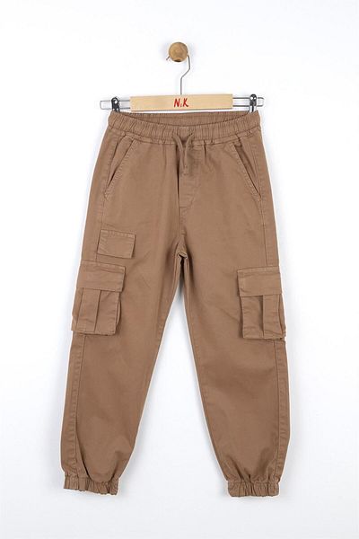 nk kids Παντελόνι Cargo Boy Camel 66706