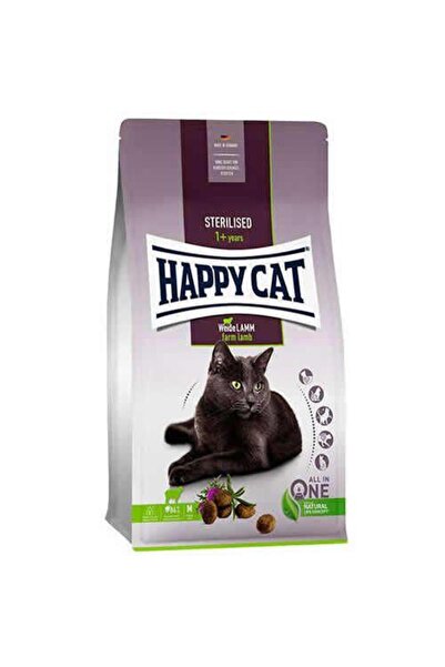 Happy Cat Sterilized Tahılsız Kuzu Etli Kısır Kedi Maması 1,3 Kg