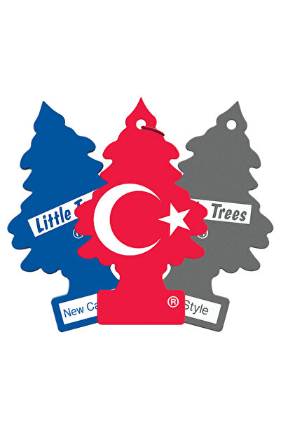 Little Trees 3'lü Set Türk Bayrağı/new Car/city Style Asma Koku