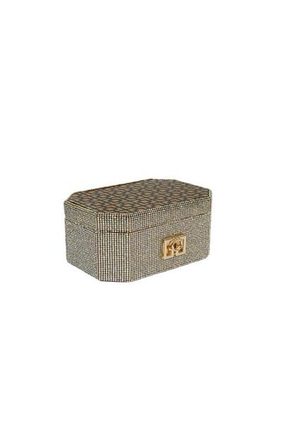 CREARTHOME Χρυσό κουτί κοσμημάτων 12x26 cm Ak.fc0197