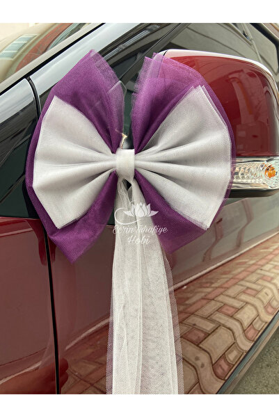 ecrin tuhafiye hobi 10 Adet Düğün Arabası Süsü Gelin Arabası Konvoy Süsü & Bo...