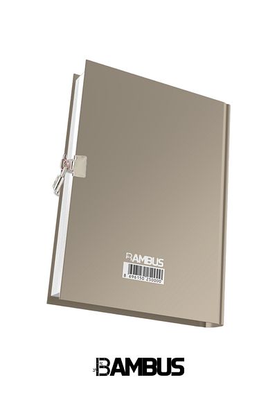 Bambus Home كتاب تذكاري بألوان الباستيل، سلسلة ذاكرة يومية قابلة للقفل