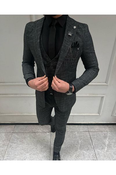 nyk tempee Slim Fit Vest Suit