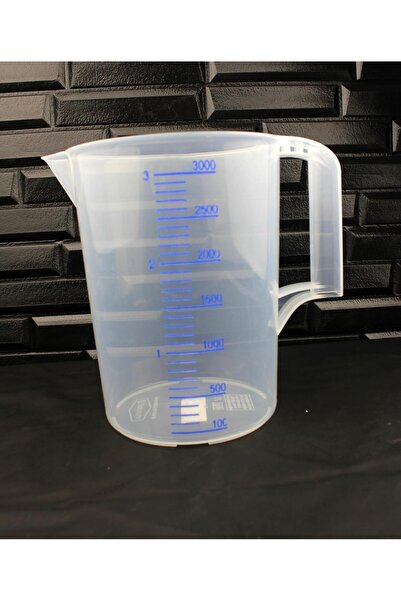 ALBETTO Lüks Plastik Ölçü Kabı 3 Litre