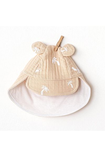 andywawa Muslin Hat Beige AC24512