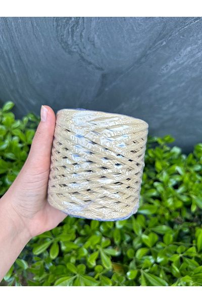 Yumuşakkeçe Χάρτινη τσάντα Raffia Πλεκτό σχοινί 200 γρ