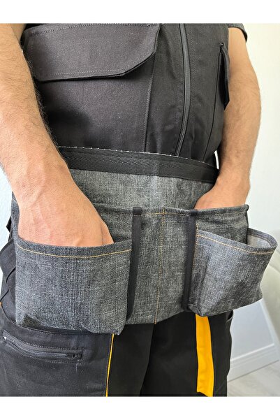 tikpaket 4 cepli İnşaat çivi önlüğü, usta çivi önlüğü, çivi alet çantası, pazarcı para kemeri