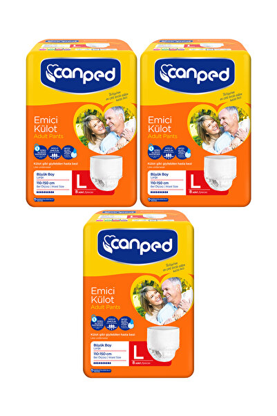 Canped Maternity and Absorbent Panties L (Large) Size Size 110-150 cm 3 Packs...