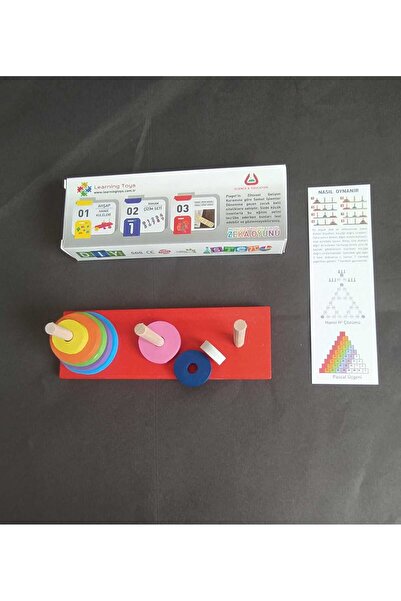 Emin İş Eğitim Solo Test, Domino, Hafıza Kartları Ve Hanoi Kulesi 4 Lü Eğitici Oyun Seti