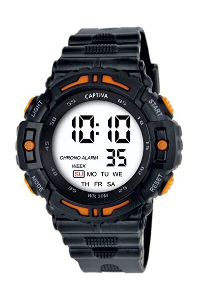captiva Dijital 30 Metre Suya Dayanıklı Işıklı Alarmlı Kronometreli Takvimli ...