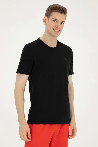 U.S. Polo Assn. U.S. Polo G081GL011 Men's Basic T-Shirt - Black - L - St07414-black-l
