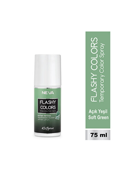 Neva Flashy Colors AÇIK YEŞİL Geçici Renklendirici Saç Spreyi 75ml
