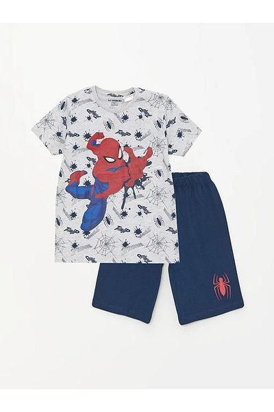 LC Waikiki Short Sleeve Boy's Pajama Set with Shorts