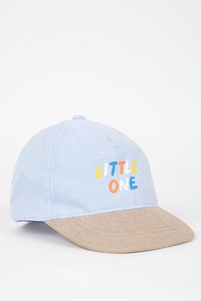 DeFacto Baseball-/Basketballkappe aus bedrucktem Leinen für Babys (Jungen) C2737A524SM