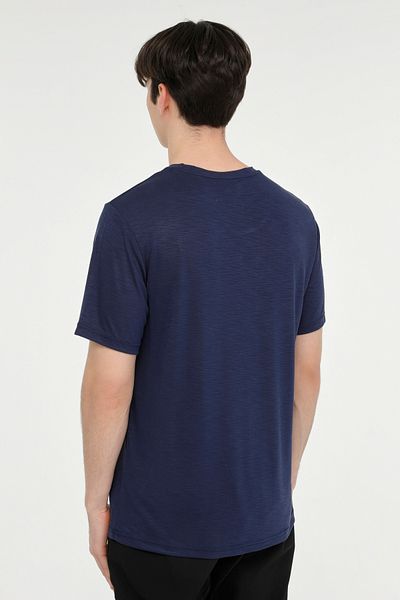 lumberjack Ανδρικό μπλουζάκι ML JASPER 11URB1052 4FX Indigo - κοντομάνικο