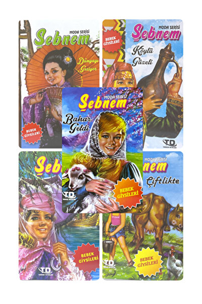 Tandem Yayınları ÇOCUK ETKİNLİK SETİ ŞEBNEM MODA SERİSİ 5'Lİ
