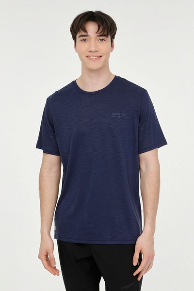 lumberjack Ανδρικό μπλουζάκι ML JASPER 11URB1052 4FX Indigo - κοντομάνικο