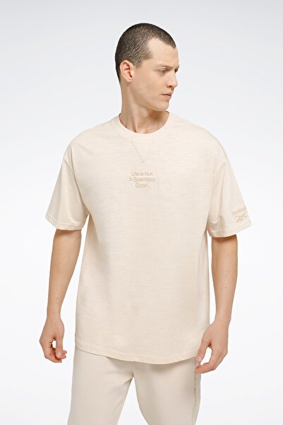Reebok Ανδρικό κοντομάνικο μπλουζάκι VALE TEE Μπεζ