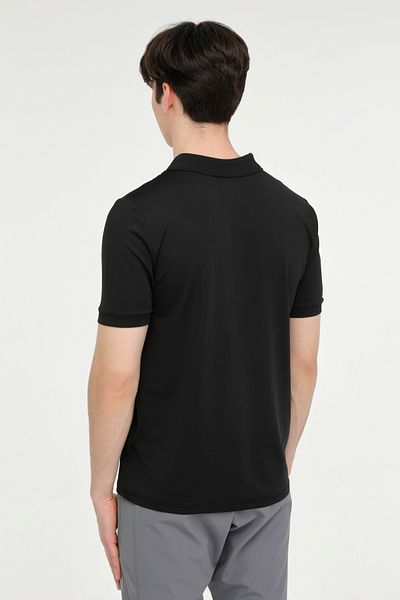 Lotto M-TANAMI POLO T-SH 4FX Μαύρο ανδρικό κοντομάνικο μπλουζάκι
