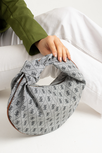 İAMBTŞY Classical Printed Handbag with Stylish Design