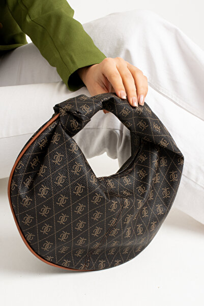 İAMBTŞY Classical Printed Handbag with Stylish Design