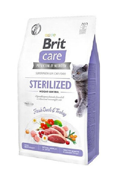 Brit Care Kilo Dengeleyici Ördek Ve Hindili Kısır Kedi Maması 400 gr 400 gr