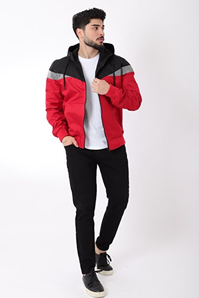 Stilkombin Bill Üçgen Parçalı Kapşonlu Mevsimlik Mont 1220