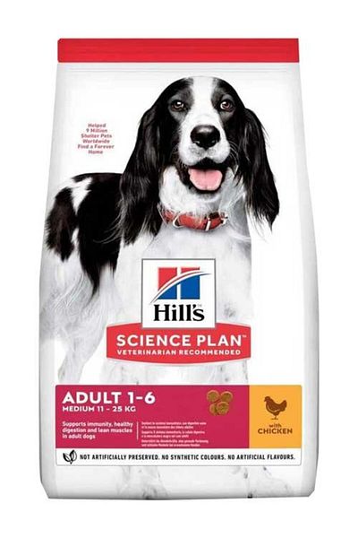 Hill's Hills Science Plan Chicken Medium Adult Dry Dog Food - 14 kg
