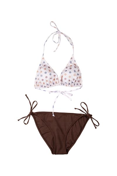 Swimfoam Spaghetti Triangle Bikini - Polka Dot Set