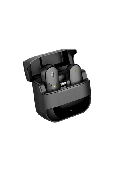 Enshall Yeni Sürüm Type-c Uyumlu Klipsli Kablosuz Yaka Mikrofonu Tak Çalıştır Çok Yönlü Yaka Mikrofon