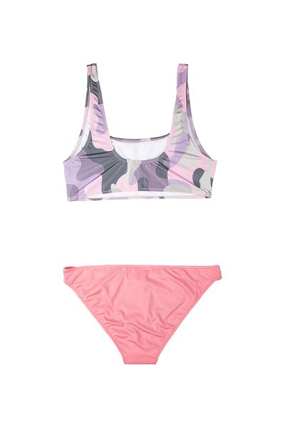 Swimfoam Camouflage Pink Bralet Women's Bikini Set