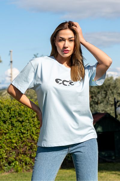 Maison La Femme Τυπωμένο μπλουζάκι Oversize / Μοντέλο Unisex με φαρδιά κοπή