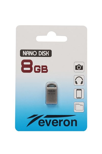 Everon 8 Gb USB 2.0 Flash Memory Metal Only 2 Cm