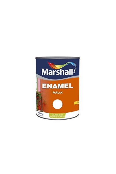 Marshall Enamel Solvent Bazlı Ahşap-boyası Parlak Beyaz 0,75lt