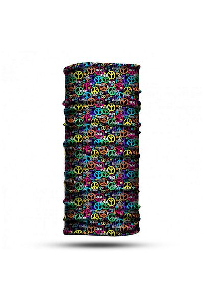nehir eşarp Patterned Bandana Buff Baf Neck Collar with Peace Symbol