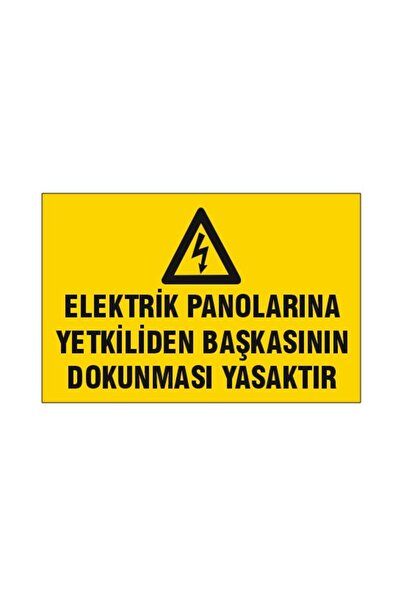 ERGÜNDOĞDU ELEKTRİK PANOLARINA YETKİLİDEN BAŞKASININ DOKUNMASI YASAKTIR UYARI...